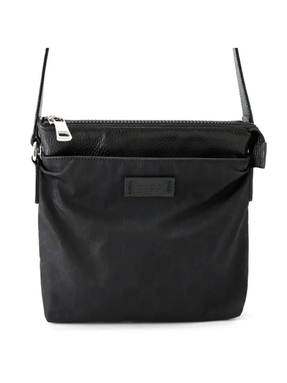 Gucci Shoulder Bag GG Nylon Black
